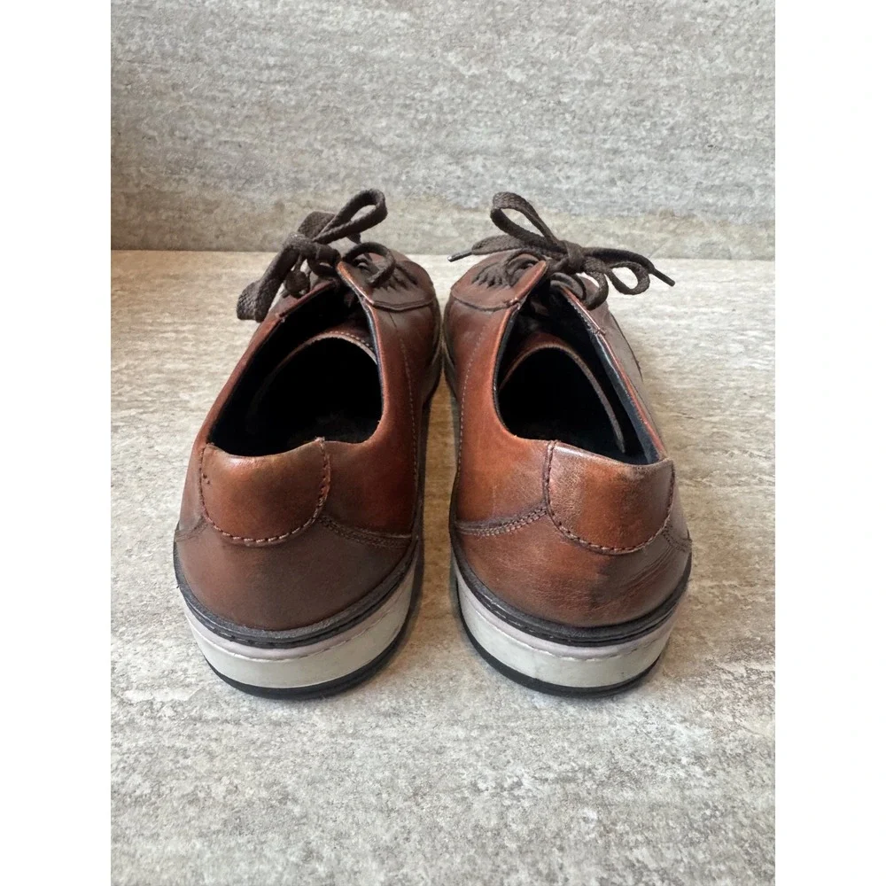 To Boot New Yirk Adam Derick Men's Brown Leather LowTop Sneakers Sz‎ 10